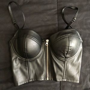 Forever 21 Black Bustier